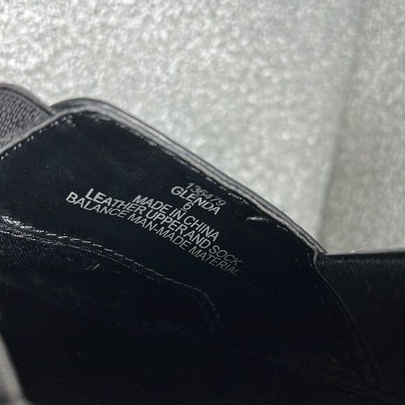 Bjorndal Glenda Black Leather Mules Clogs Shoes Size 6 Buckle - Picture 7 of 8